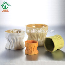 2015 Nouveau produit de style coréen coloré de bon marché des pots en céramique